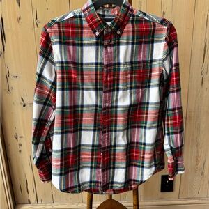 Crew cuts plaid size 12 long sleeve button down